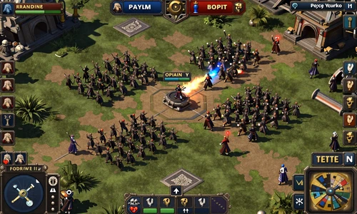 Trending Pulse: Iron Command Epoch - overhead view of armies moving across a strategic world map